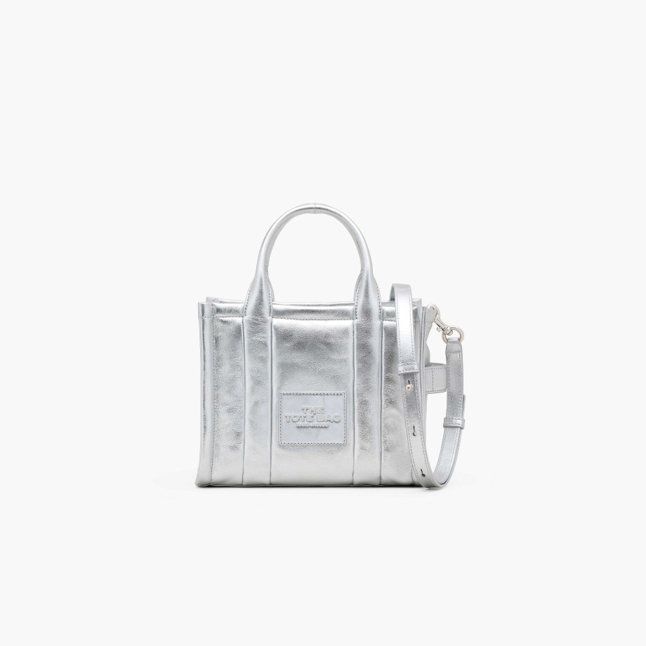 Bags Marc Jacobs | The Metallic Leather Small Tote Bag