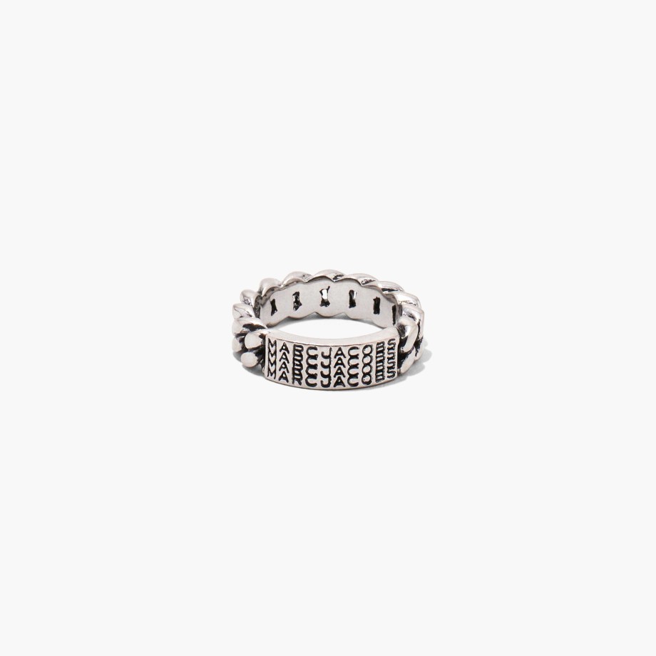 Ready To Wear Marc Jacobs | The Barcode Monogram Id Chain Ring