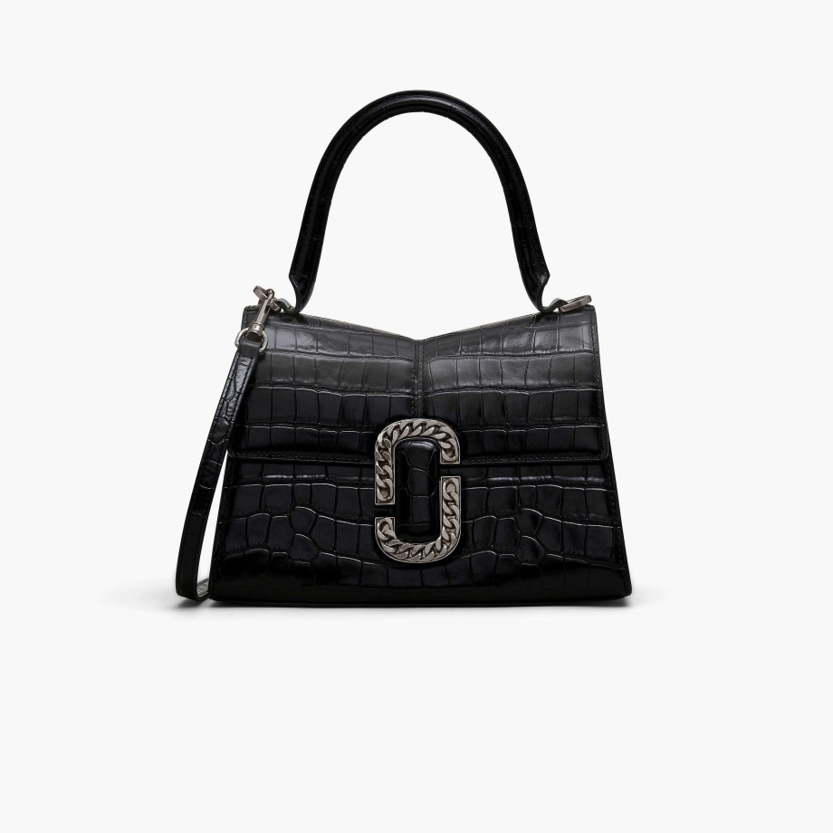 Bags Marc Jacobs | The Croc-Embossed St. Marc Top Handle