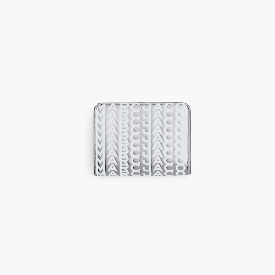 Ready To Wear Marc Jacobs | The Monogram Metallic Mini Compact Wallet