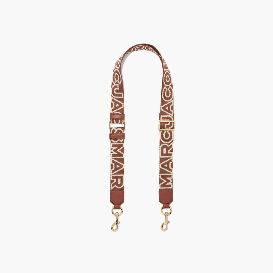 Accessories Marc Jacobs | The Thin Outline Logo Webbing Strap