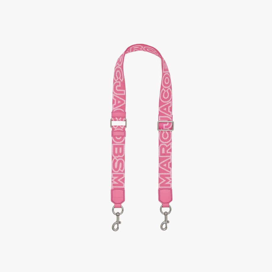 Accessories Marc Jacobs | The Thin Outline Logo Webbing Strap